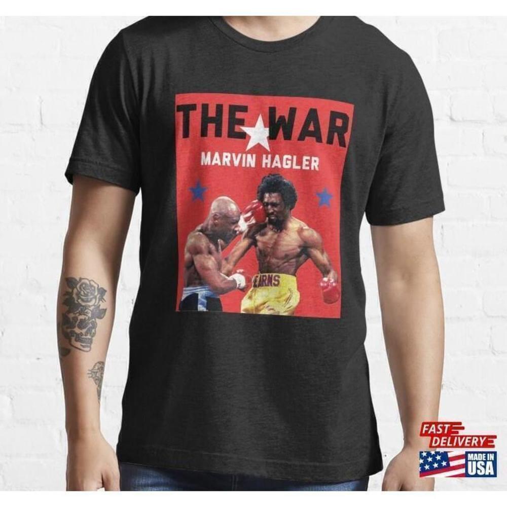 Hagler Hearns Boxing Match Classic Retro Graphic Unisex T-Shirt